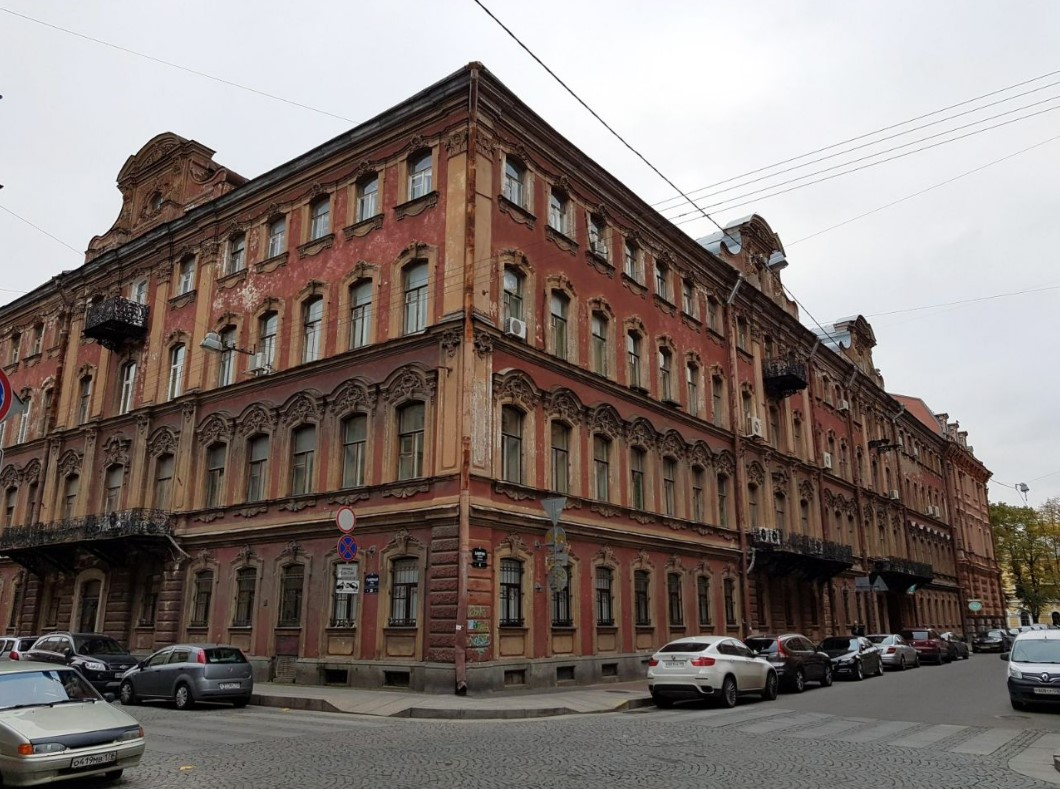 фасад дома, здание по адресу г Санкт-Петербург, ул Галерная, д 20-22